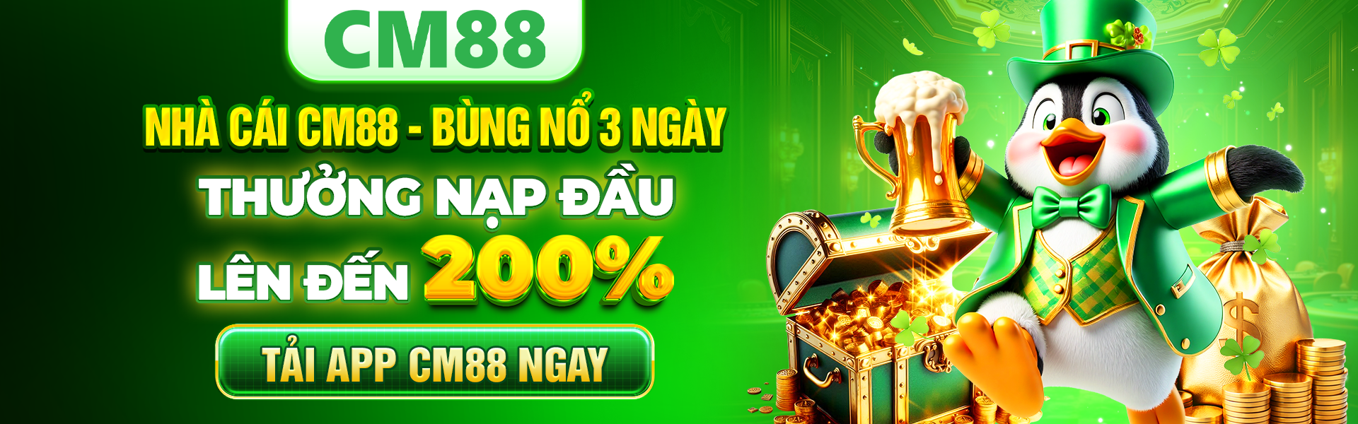 CM88 nhà cái chính thức bùng nổ 3 ngày tặng 88k